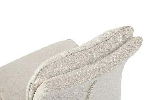 2er Set Freischwinger Frieda | Chenille-Optik | creme