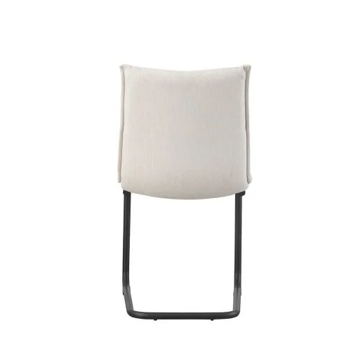 2er Set Freischwinger Sonja | Webstoff | creme
