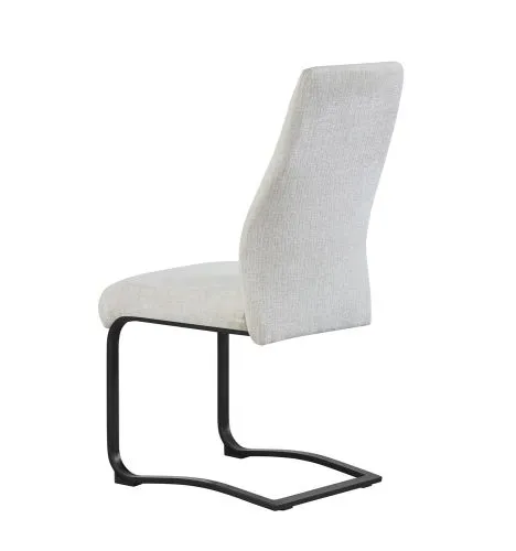 2er Set Freischwinger Tina | Strukturstoff | creme