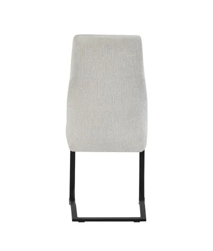 2er Set Freischwinger Tina | Strukturstoff | creme
