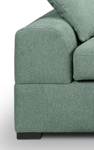 3-Sitzer Polstersofa Veda | 221cm | Strukturstoff | petrol