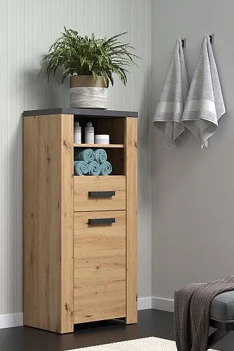 Unterschrank Follow | Artisan Eiche / Matera grau
