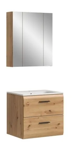 Bad Set Ice 3 | 2-teilig | Artisan Oak | inkl. Waschbecken