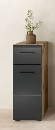 Bad Set Ice | 4-teilig | Nox Oak / schwarz matt ohne