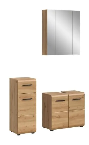 Bad Set Ice 5 | 3-teilig | Artisan Oak ohne Aufsatzleuchte