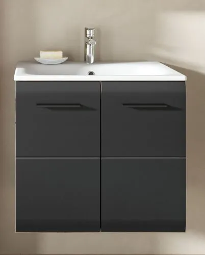Bad Set Ice 8 | 3-teilig | Nox Oak / schwarz matt