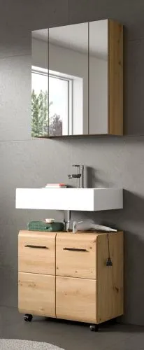 Bad Set Ice auf Rollen | 2-teilig | Artisan Oak