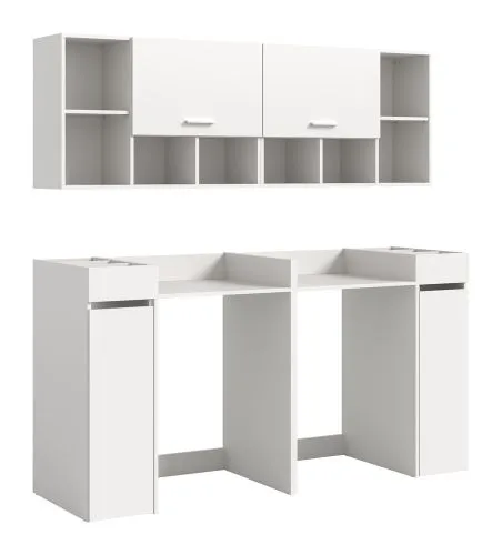 Bad Set Waschmaschinenschrank Set Free | 6-teilig | weiß