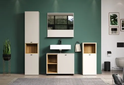 Badezimmer Kommode Sao Paulo | Kaschmir / Evoke Eiche
