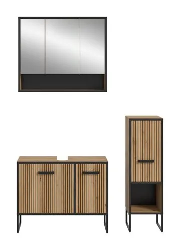 Badezimmer-Set Bagno 1 | Artisan Oak | 3-teilig