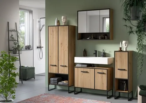 Badezimmer-Set Bagno 3 | Artisan Oak | 3-teilig