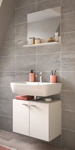 Badezimmer Set Boston | 2-teilig | weiß