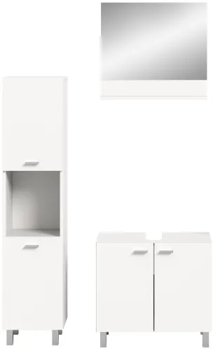 Badezimmer Set Boston | 3-teilig | weiß