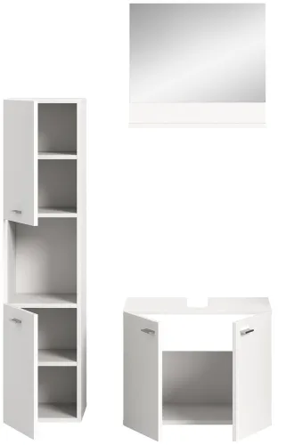 Badezimmer Set Boston | 3-teilig | weiß
