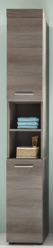 Badezimmer-Set Runner | rauchsilber | 3-teilig