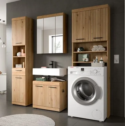 Badezimmer-Set Scout 1 | Artisan Eiche | 4-teilig mit Aufsatzleuchte