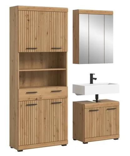 Badezimmer-Set Scout 2 | Artisan Eiche | 3-teilig ohne Aufsatzleuchte