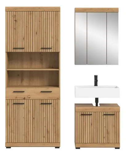 Badezimmer-Set Scout 2 | Artisan Eiche | 3-teilig ohne Aufsatzleuchte