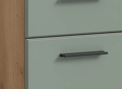Badezimmer-Set Scout 3 | Salbei / Artisan Eiche | 3-teilig | mit Aufsatzleuchte