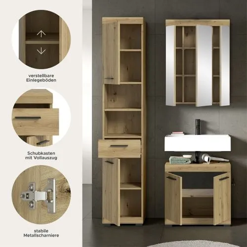 Badezimmer-Set Scout | Artisan Eiche | 3-teilig