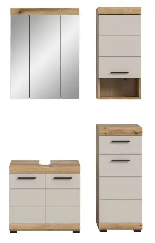 Badezimmer-Set Scout | Kaschmir / Evoak Oak | 4-teilig