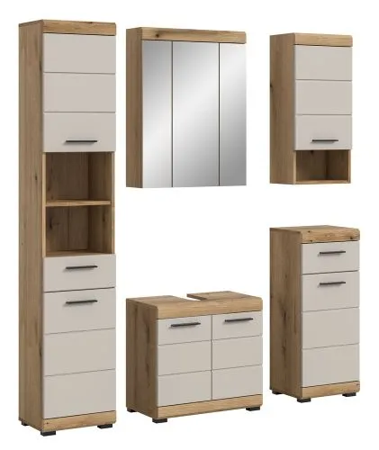 Badezimmer-Set Scout | Kaschmir / Evoak Oak | 5-teilig