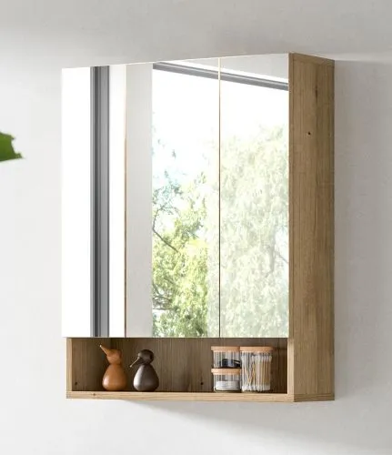 Badkombination Bad Set Aqua | 4-teilig | Sage Green / Evoke Oak ohne