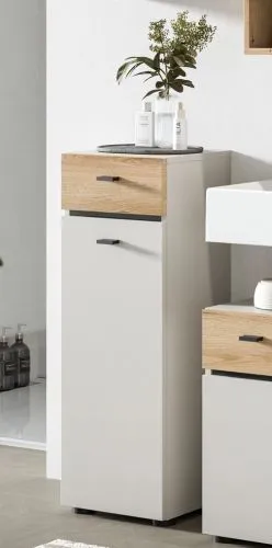 Badkombination Bad Set Aqua | 5-teilig | Kaschmir / Evoke Oak ohne
