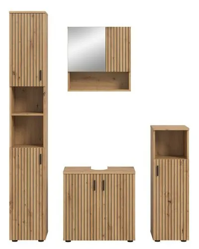 Badkombination Mone 1 | 4-teilig | Artisan Oak