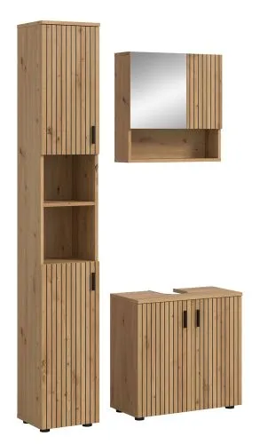 Badkombination Mone 2 | 3-teilig | Artisan Oak