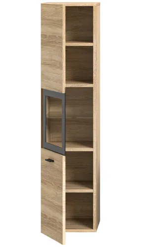 Badschrank Boston | mit Glastür | Eiche Sonoma