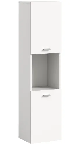 Badschrank Boston | mit offenem Fach | weiß