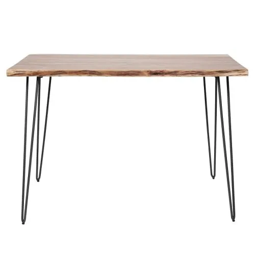 Bartisch Okta | Akazie massiv | Baumstamm | 130x70 | naturel