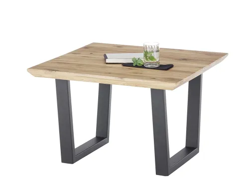 Couchtisch Asola | Eiche | T-Fuß | Eiche / schwarz | verschiedene Größen