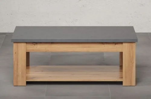 Couchtisch Follow | Artisan Eiche / Matera grau