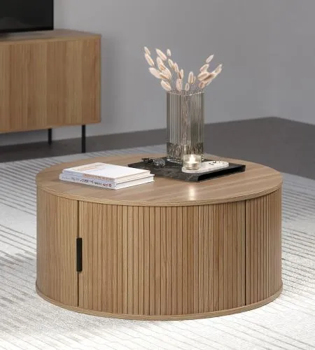 Couchtisch Ronin | Eiche | rund