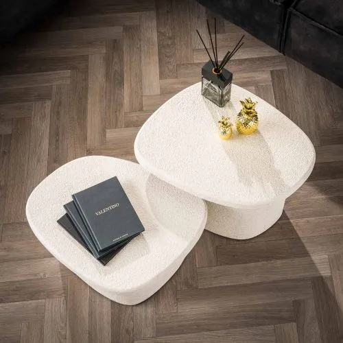 Couchtisch Set Lica | 2-teilig | Mamor | Stein