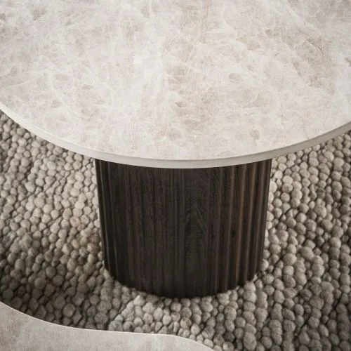 Couchtisch Set Sienna | 2-teilig | 3D Keramik | Taj Mahal