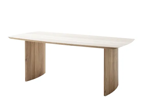 Esstisch Brisco | Akazie massiv | Bootsform | 200 x 100