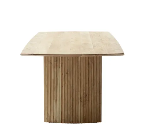 Esstisch Brisco | Akazie massiv | Bootsform | 200 x 100