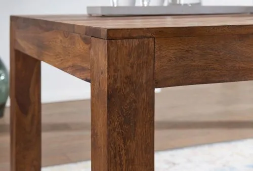 Esstisch Mibia | Sheesham Holz massiv | dunkelbraun | 120x60