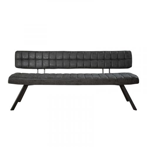 Esszimmerbank Josie | Kunstleder | schwarz | 150/180 | verschiedene Größen
