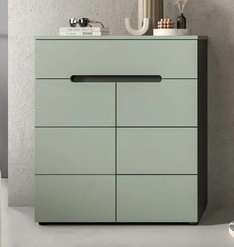Garderoben-Set Canu | Basalt grau / Smoke Green | 2-teilig