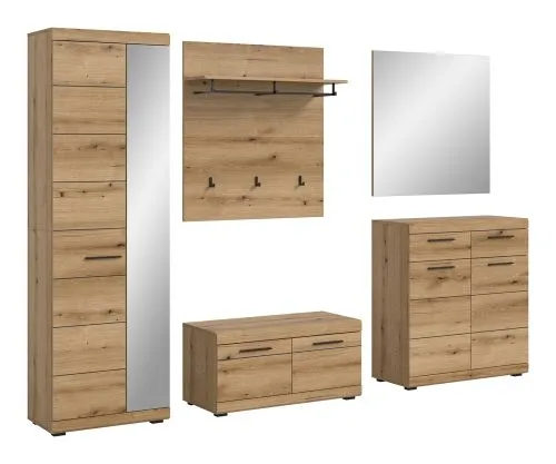 Garderoben-Set Scout | Evoke Oak | 5-teilig