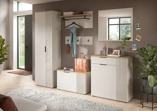 Garderoben-Set Slide | Kaschmir / Evoke Oak | 3-teilig