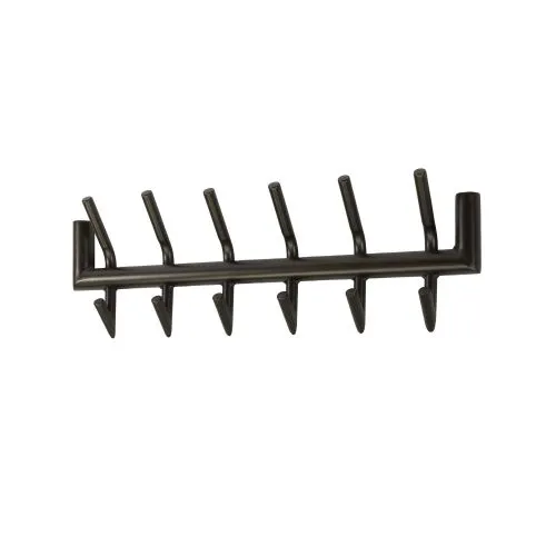 Garderobenpaneel Torino | 2x6 Haken | Stahl | Bronze