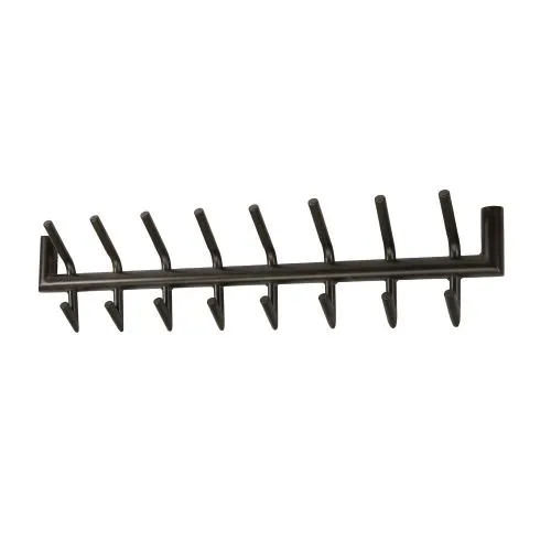Garderobenpaneel Torino | 2x8 Haken | Stahl | Bronze