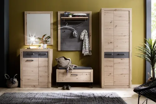 Garderobenschrank Incata | Balkeneiche