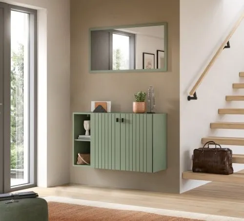 Garderobenspiegel Station | Smoke Green