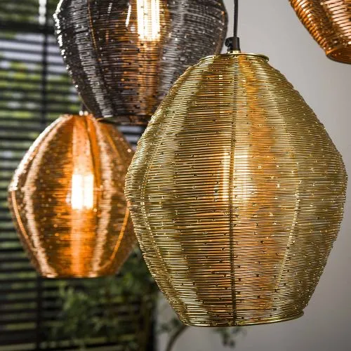 Hängelampe Hive 5 Leuchten | Metall | verschiedene Farben